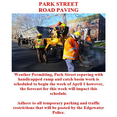 road paving park street