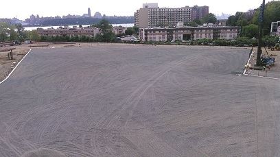 flat drain coverd with stone sm