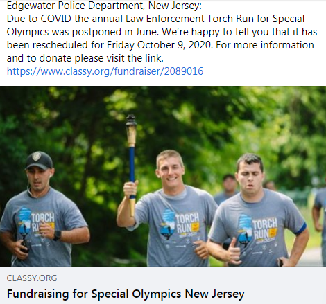 Spec Olympics Fund Raiser