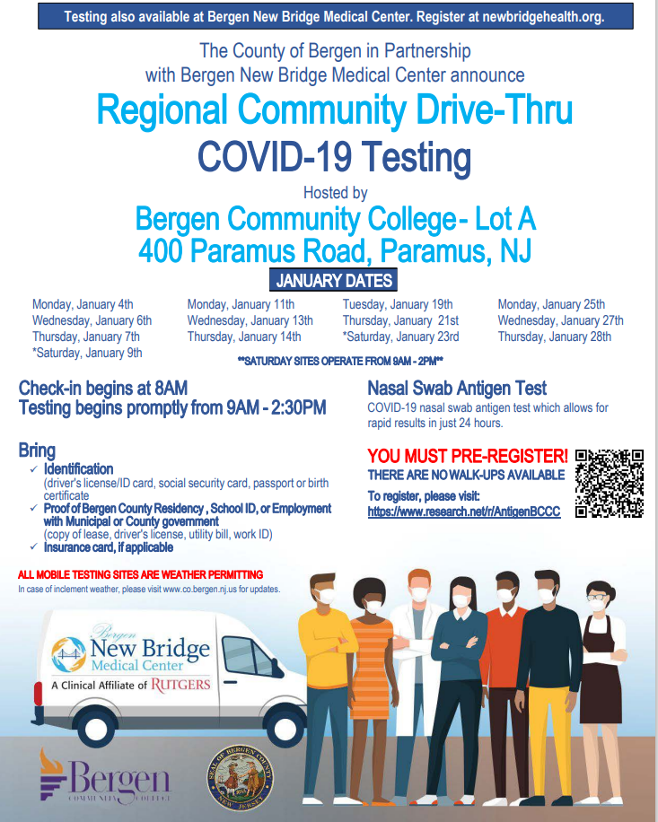 January covid testing