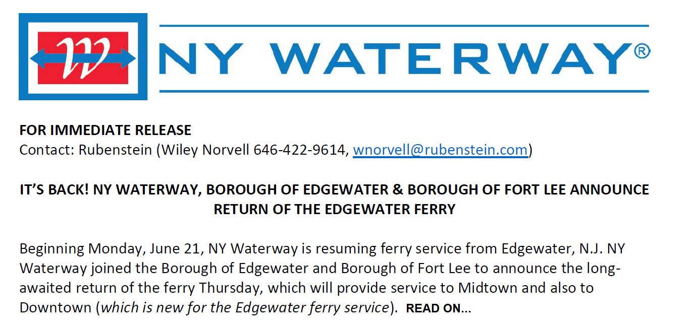 ny waterway release